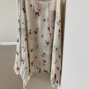 ARITZIA Wilfred Dubois accordion pleated asymmetrical skirt